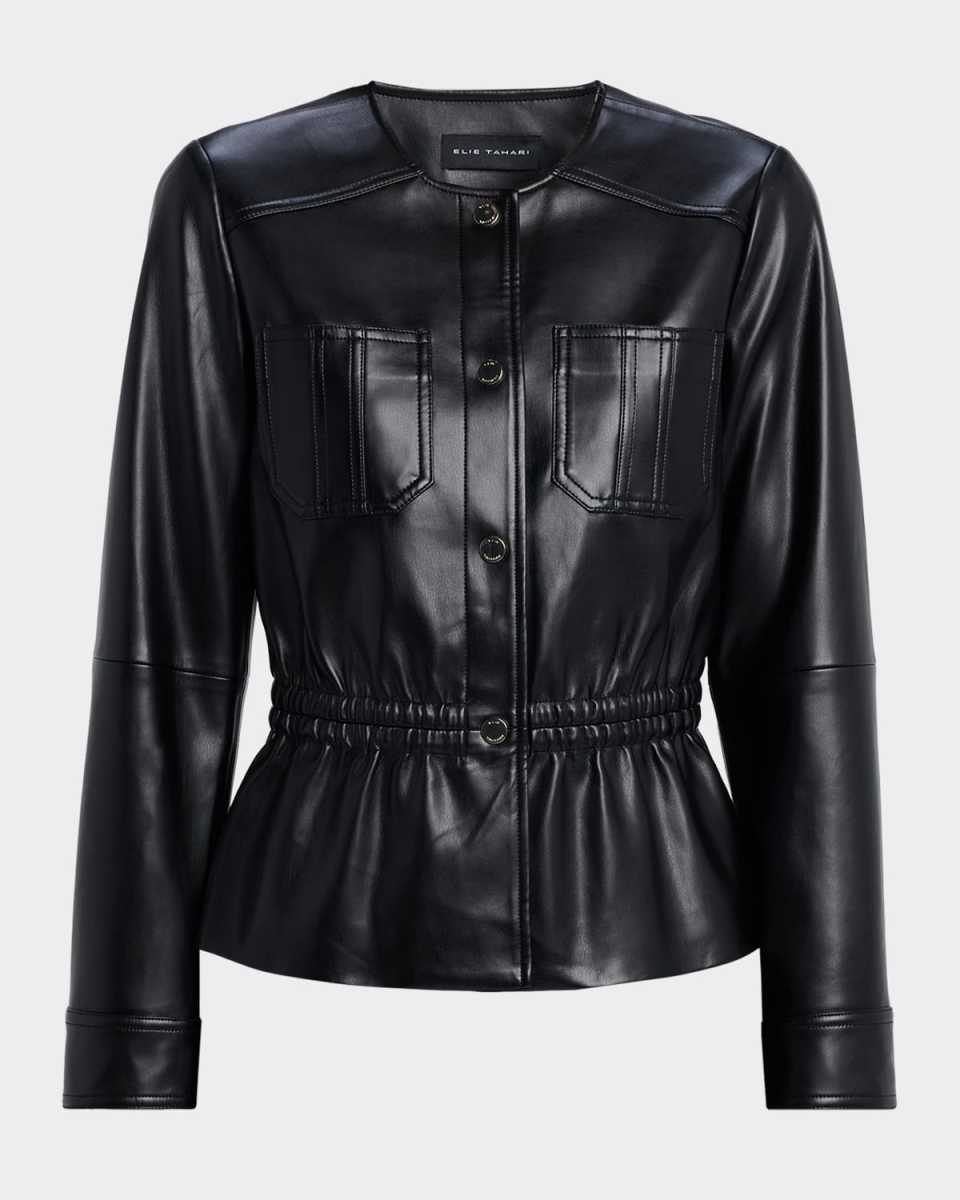 The Aliza Vegan Leather Jacket